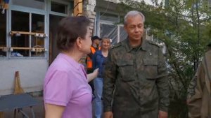 Визит губернатора Югры к добровольцам Гумкорпуса