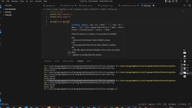 Magic of Python # Print command #Basicsofpython #Python #DWH #Python in Tamil