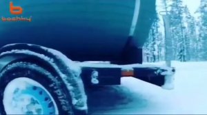 Баня бочка на прицепе.