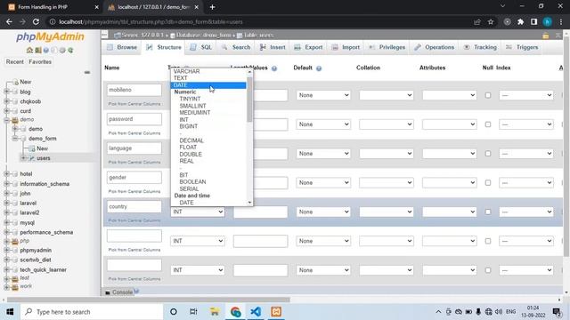 Web Development Tutorial | Part 12 | PHP Form Handling 1.3 | MySQL Connection | Tech Quick Learner