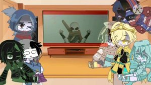 ||Реакция  сансов на мемы || про инка|| - хоррор, кросс||ч.о||