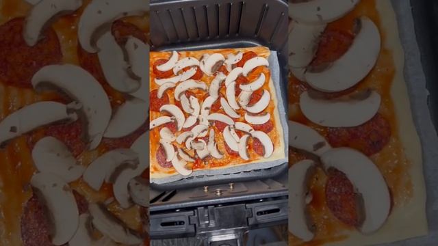 COSORI Air Fryer Pizza ??#cosoriairfryer #foodporn