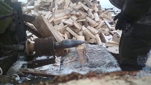 дровокол винтовой мини трактора синтай