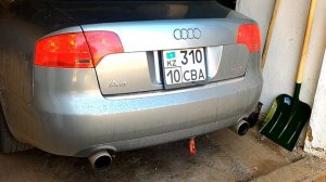 Запуск, звук выхлопа Audi A4 B7 2.0t TFSI bwt Quattro