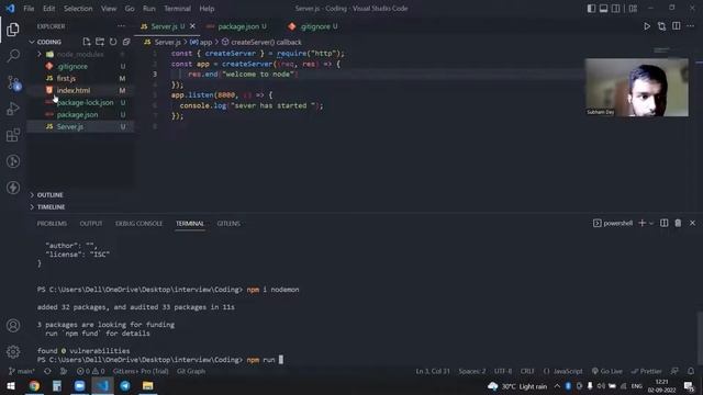 Creating a rest API with Node.jsVs Express.js