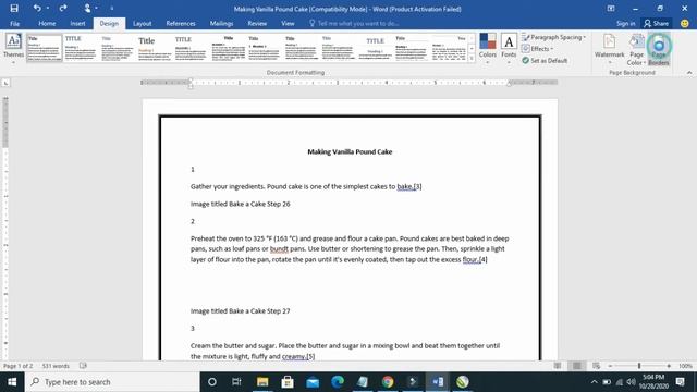 How to Remove Page Border in Microsoft word Document - how to remove border in word смотреть онлайн