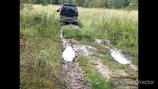 Митсубиси Л400. Проба цепей. смотреть онлайн