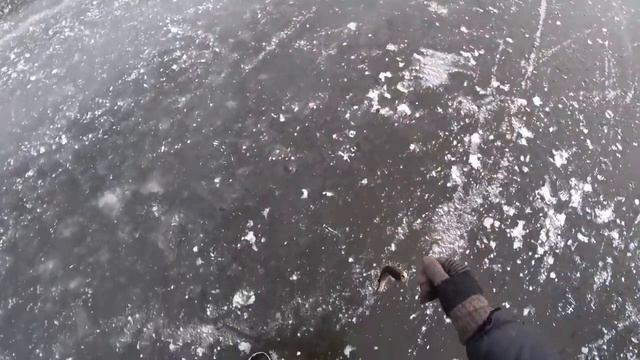 РЫБАЛКА Осенью по заберегам на льду /ЛОВЛЯ Крупного ХАРИУСА в мороз и снег/ Берёт КРУПНЯК!!! смотреть онлайн