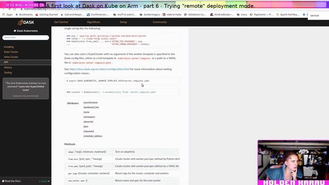 A first look at Dask on Kube on Arm - part 6 - Trying "remote" deployment mode. смотреть онлайн