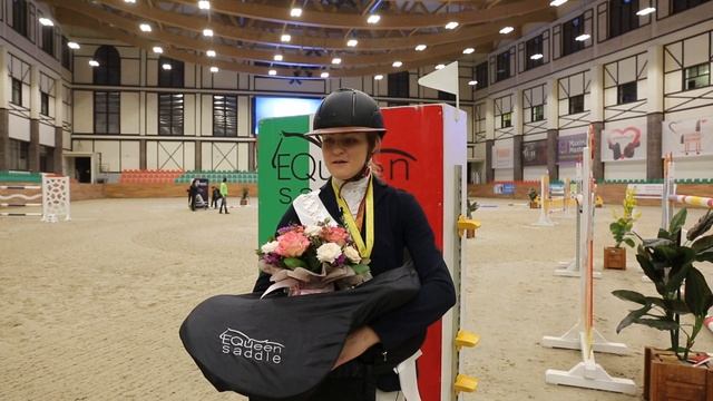 Ксения Хайрулина - абсолютный победитель 140 см Серебряный тур смотреть онлайн