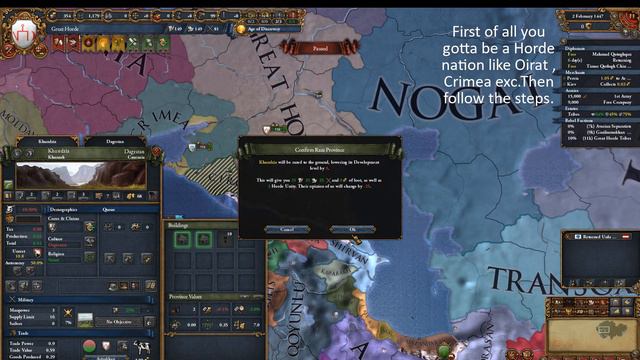 How to raze provinces in EU4?EU4 Guide videos.EU4 How to raze provinces as Horde?