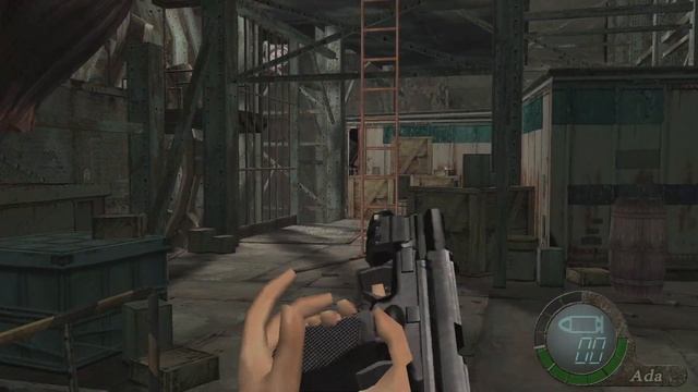 RESIDENT EVIL 4 SEPARATE WAYS 2005  - Прохождение #3. Ада-пулеметчица