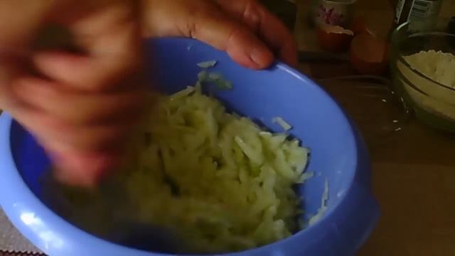Оладьи из кабачков.