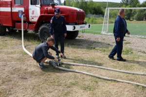 Пожарно-прикладной спорт среди детских оздоровительных лагерей пос.Снежная Долина 2018 г.