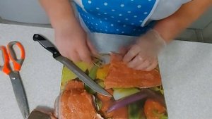 Красная рыба. Сухой посол сёмги мурманской.