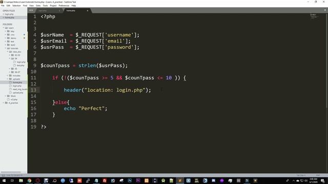 008. Bangla PHP Login Validation & Data transfer with URL Part 1|⚡Advanced PHP Tutorial⚡|Nirob Hasa