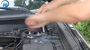 Установка амортизаторов капота на Mazda CX-9 2 gen / Мазда СХ-9 2