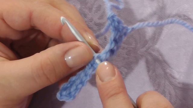 Урок 27. Как связать английскую резинку крючком. Поперечная резинка крючком столбиками без накида.
