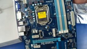 Материнская плата Gigabyte GA-B75-D3V | unboxing