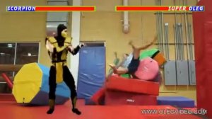 Скорпион против супер олег