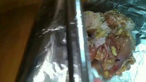 @  Запечённые куриные окорочка в фольге (в дорогу).