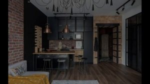 100 дизайнов кухни в стиле ЛОФТ