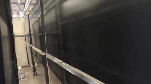 Полимерно порошковая покраска панелей, в камере печи