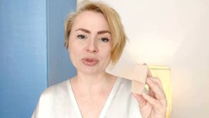 Тейпирование лица: подъязычная зона, второй подбородок