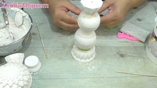 ИДЕЯ! Как сделать декоративные подставки для свечи, вазы... Заготовки своими руками. ХоббиМаркет смотреть онлайн