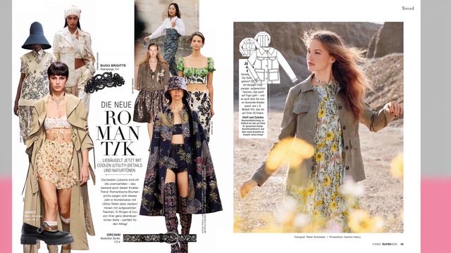 Einblick in die burda style #03/23 смотреть онлайн