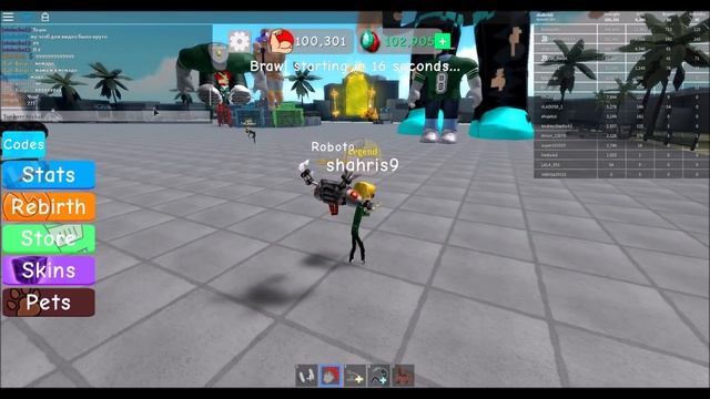 СИМУЛЯТОР КАЧКА 3 ?Rebirth 45✨100000?СИЛА УДАРА КАЧОК НОКАУТ челенж Roblox Weight Lifting Simulator смотреть онлайн