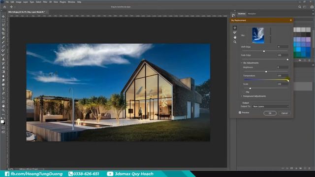 ✅ Cách thay nền trời tự động trong Photoshop CC 2021 | Photoshop kiến trúc смотреть онлайн