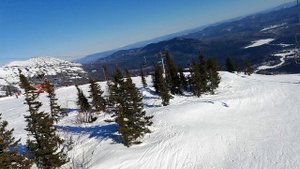 Шерегеш 2033. Спуск на канатке