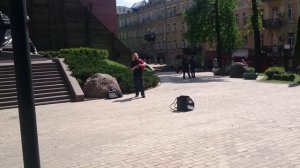 Amazing Grace Bagpipes игра на шотландской волынке Street music on Scottish bagpipes