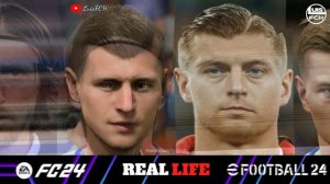 EA SPORTS FC 24 vs EFOOTBALL 2024 | REAL MADRID FC | FACES COMPARISON | LuisFCH