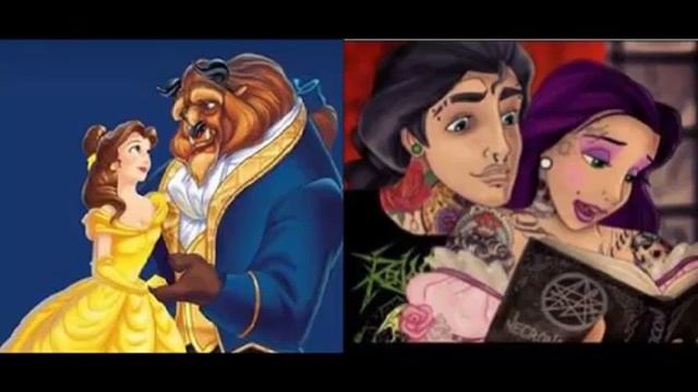 Если бы принцессы диснея были в стили эмо! смотреть онлайн