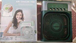 Air Cooler Fan RoHS - настольный вентилятор с увлажнителем воздуха, и с USB/Type-C подключением.