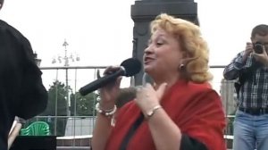 Надежда Крыгина на празднике Русского языка в Москве