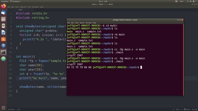 Byte ordering(Big-endian, Little-endian) | Code implementation of internal representation in C смотреть онлайн