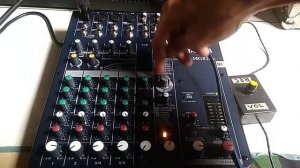 Review & Tess efeck mixer Yamaha mg 82 cx.