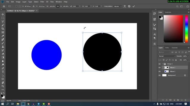 (move tool) دورة الفوتوشوب الكاملة للمبتدئين -03- شرح كامل لأدة التحريك смотреть онлайн