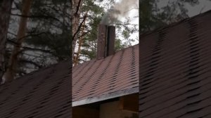 Камин в грубе