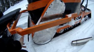 обзор самодельного мотобуксировщика