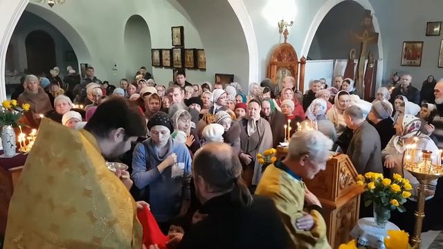 Престольный праздник в Знаменском храме  19.12.2017 г. смотреть онлайн