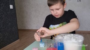 Играем со ❄️снегом❄️ дома #снег #игры #развитие