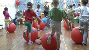 ЛФК для детей. Хоппер. Hop ball.
