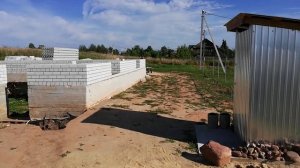 #банясвоимируками#опилкобетон#безлесенок#семьяистройка 24.08.20. Баня своими руками - часть 1. И мы.