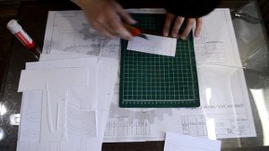 Сборка кузова из ПВХ для модели в масштабе 1/10