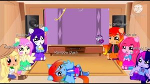 Mlp Past Mane 7 Reacts to Future|| Equestria Girls Song|| Part-3 || Original??