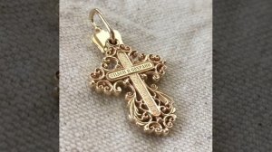 Крест ажурный женский